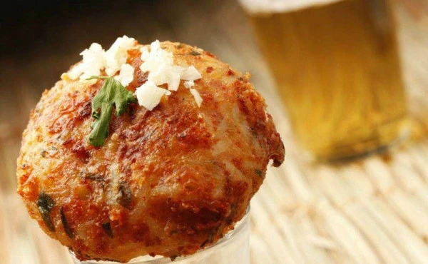 Bolinho de arroz bar do Momo