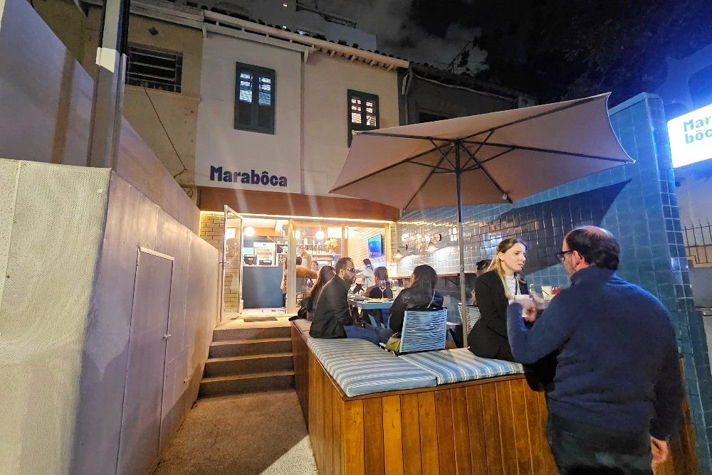 Maraboca — Novidade bacana nos Jardins, Marabôca alia peixaria moderninha, bar e